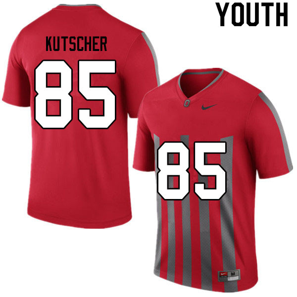 Youth #85 Austin Kutscher Ohio State Buckeyes College Football Jerseys Sale-Retro